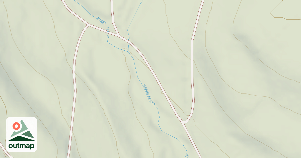 Map of Whiskey Springs Trails