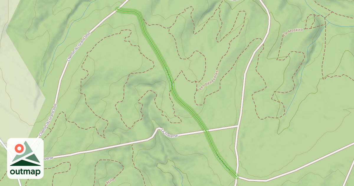 Map of Les 4 chemins