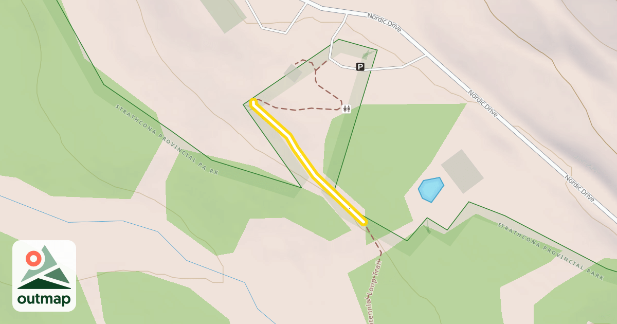 Map of Centennial Loop Trail