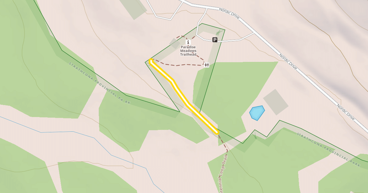 Map preview of Centennial Loop Trail
