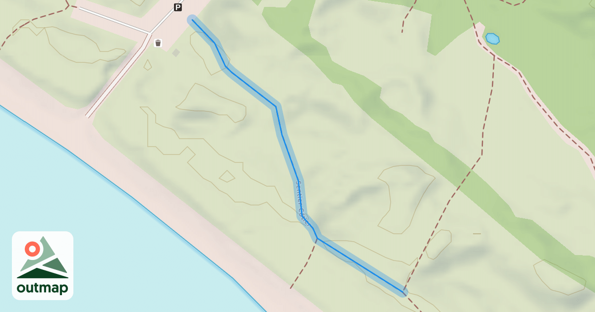 Map of Sentier Côtier in Vendée