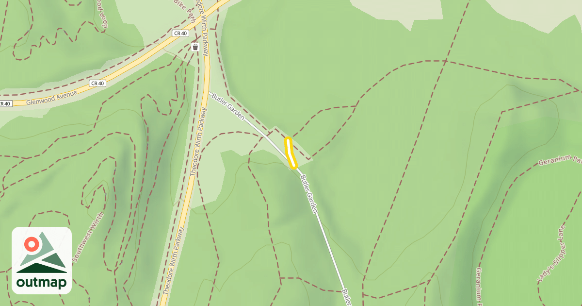 Map of Eloise Butler