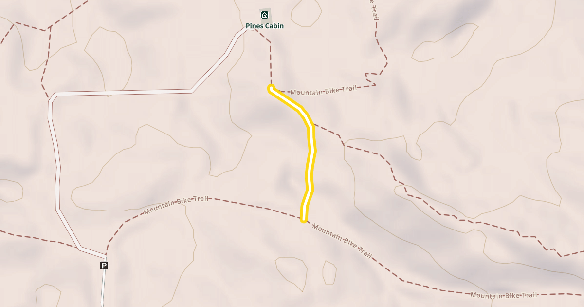 Map preview of Mountain Bike Trail