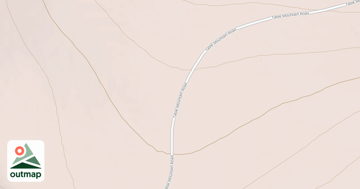 Map of Table Mountain Sled Trail