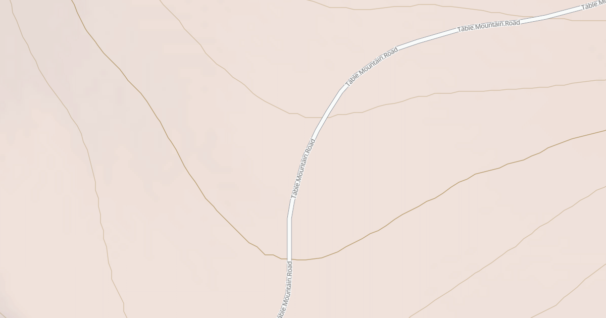 Map preview of Table Mountain Sled Trail
