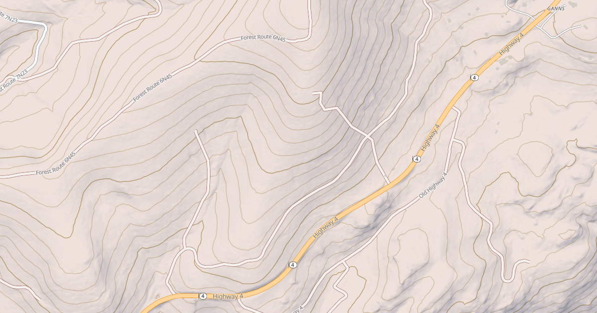 Map preview of USFS Motor Vehicle Use Map Roads {EBDEB420-83A3-4DF5-BAC4-5F645A737026}