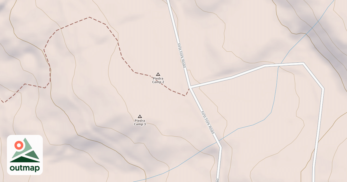 Map of FIRST FORK M