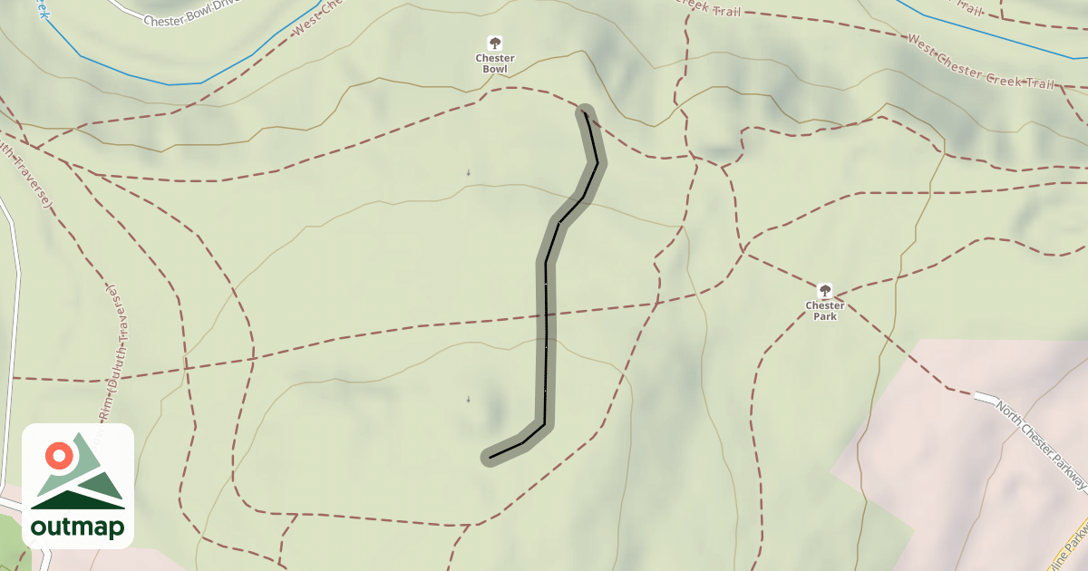 Map of Huckleberry Run