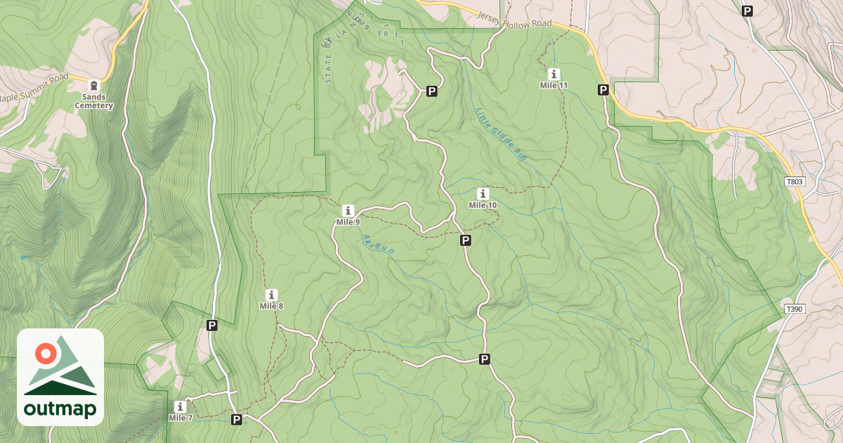 Map of Trail No 1