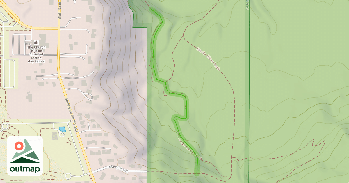 Map of Jim Slagle Loop Trail