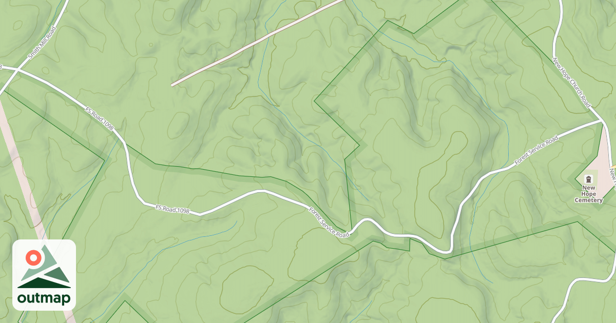Map of UPPER POPE