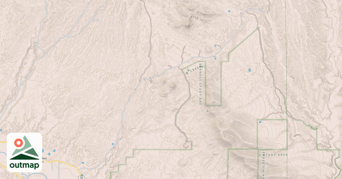 Map of BLM National GTLF Public Motorized Roads e2a55dc1-7b36-4641-8ed3-a9e2f9db249f