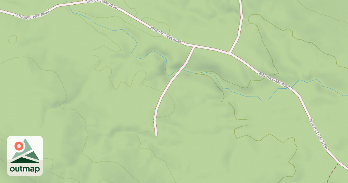 Map of ARRASTRE CREEK SPUR