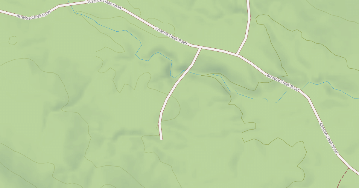 Map preview of ARRASTRE CREEK SPUR