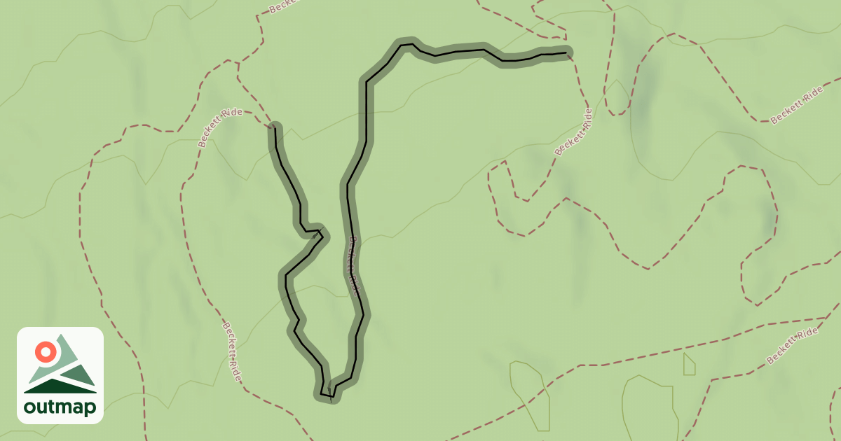 Map of Beckett Ride
