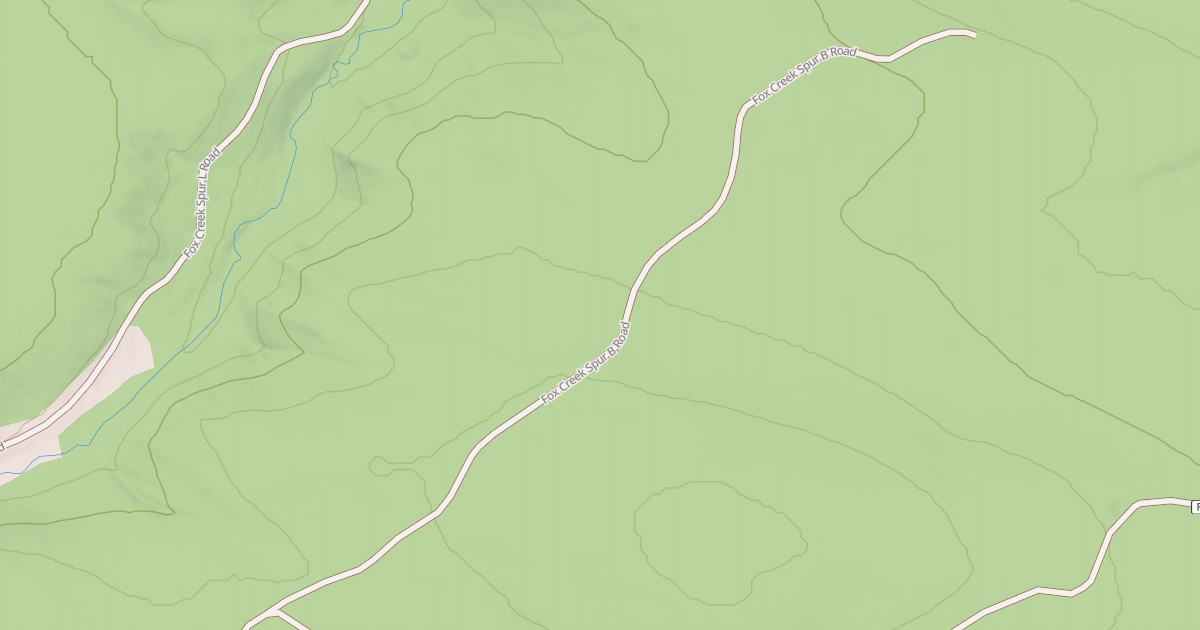 Map preview of FOX CREEK SPUR B