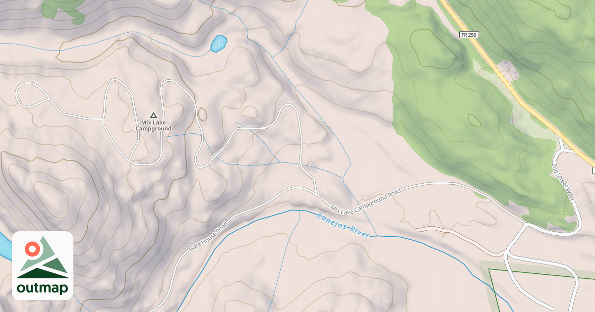 Map of MIX LAKE CG