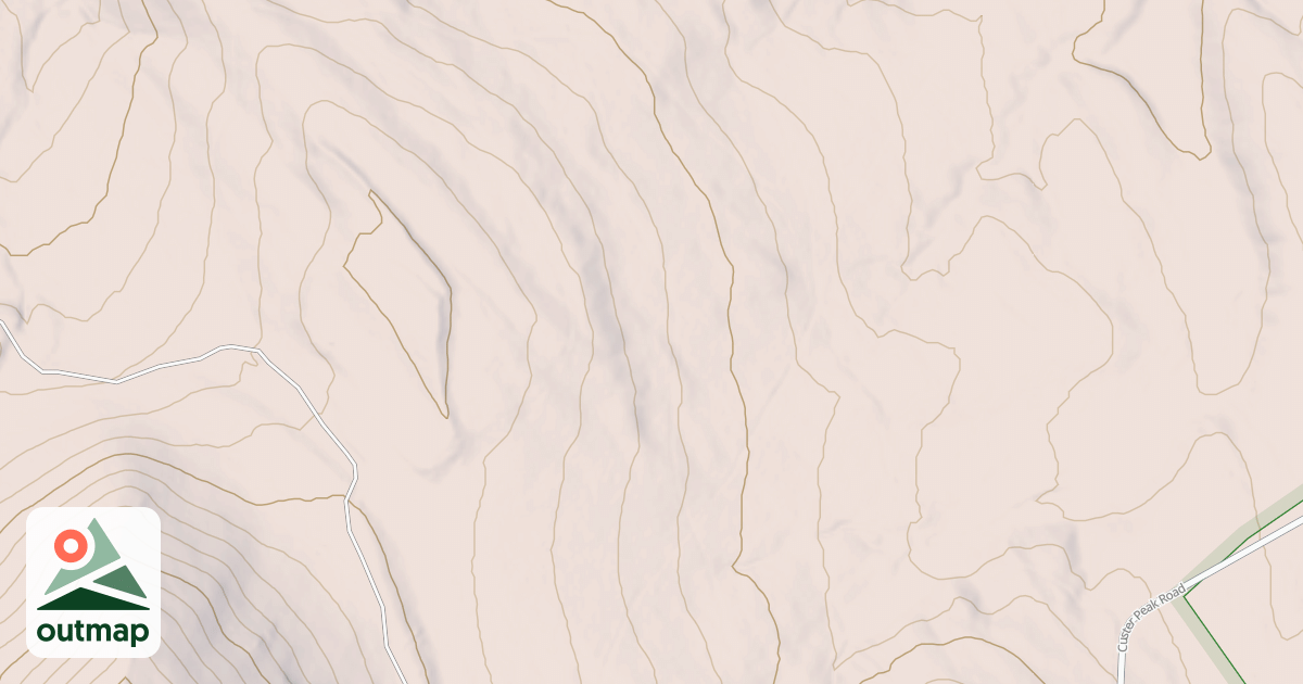 Map of CUSTER PEAK BR 1H