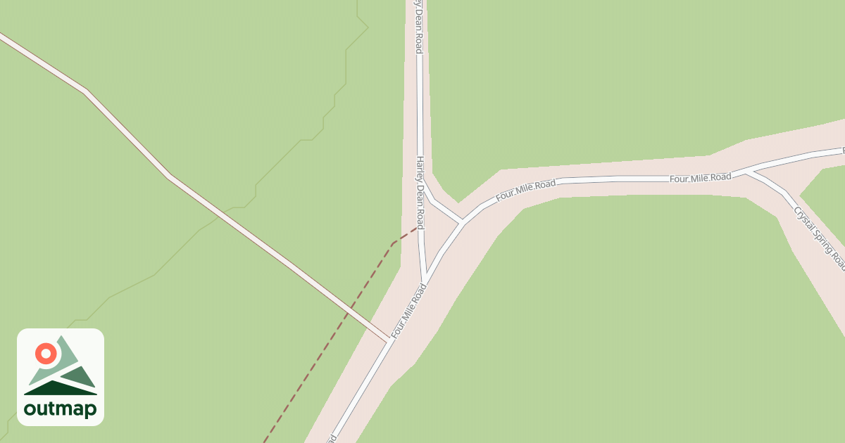 Map of S.B. Elliott State Park Snowmobile Trails