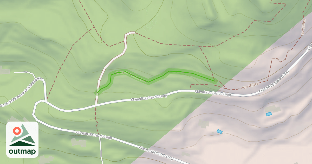 Map of Canyon extension
