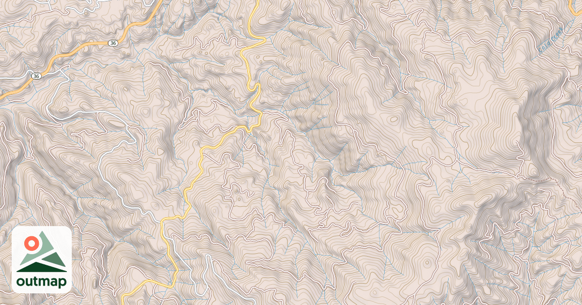 Map of BLUE POINT RG