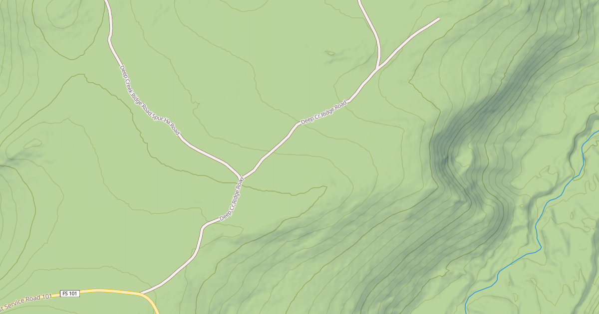 Map preview of DEEP CR RIDGE