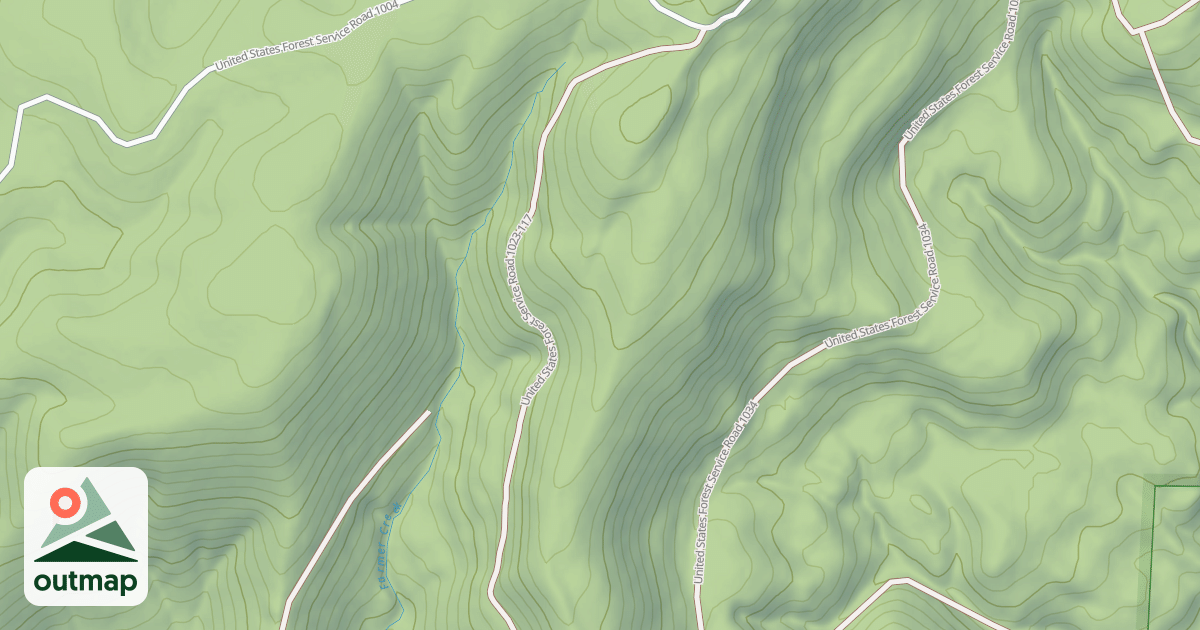 Map of FARMER CREEK