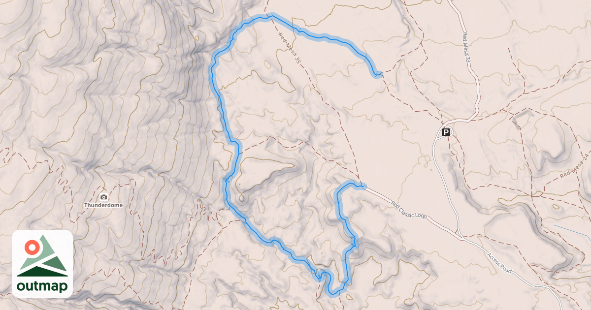 Map of Red Classic Loop