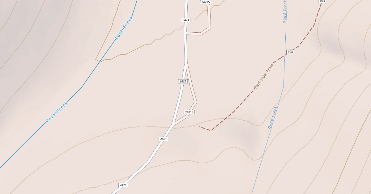 Map preview of DISPERSED CAMPSITE