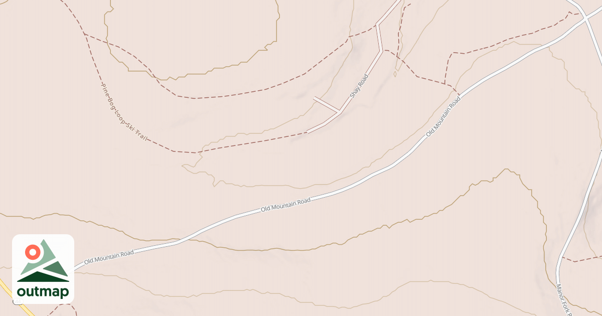 Map of Coudy Pike Snowmobile Trails