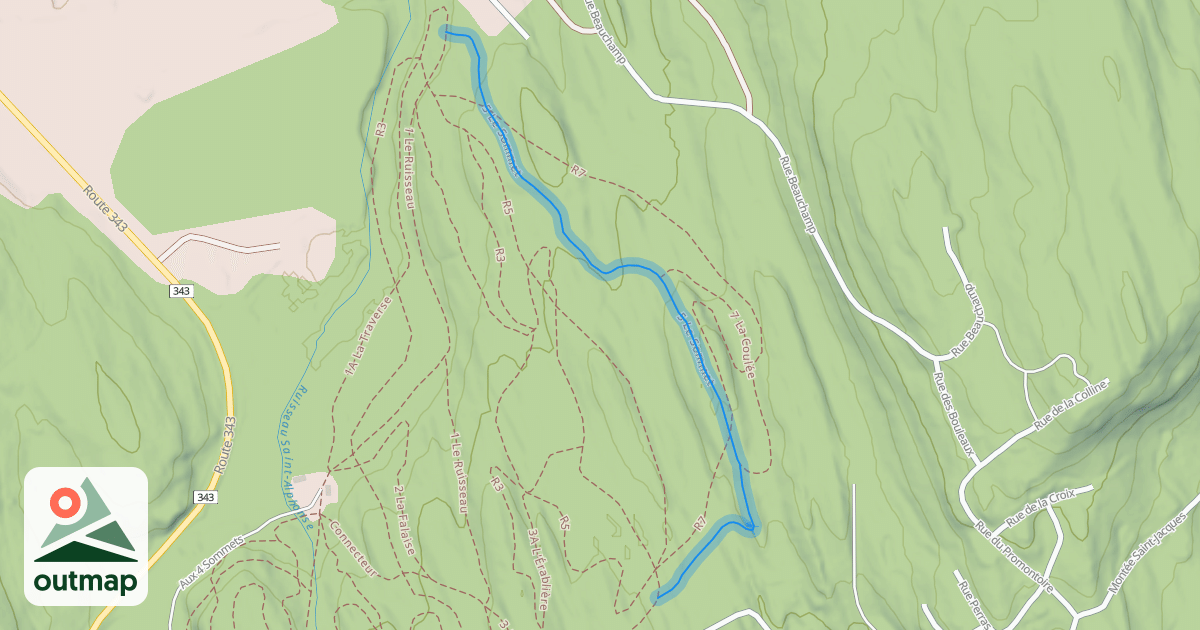 Map of 5 Le Sommet