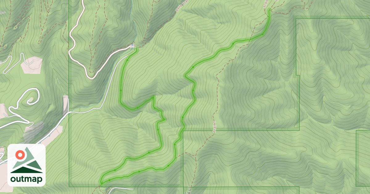 Map of Trail 8 "Penn Trail"