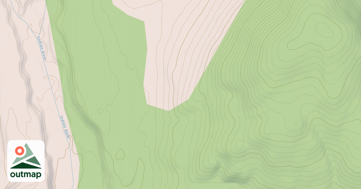 Map of Indian Creek Trail
