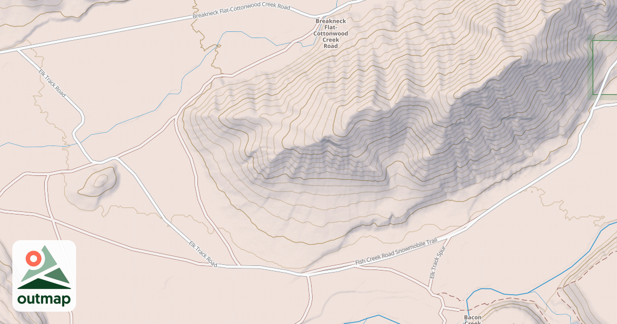Map of ELK TRACK