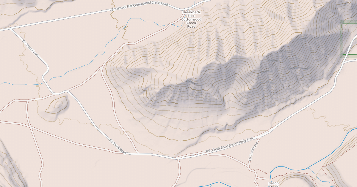 Map preview of ELK TRACK
