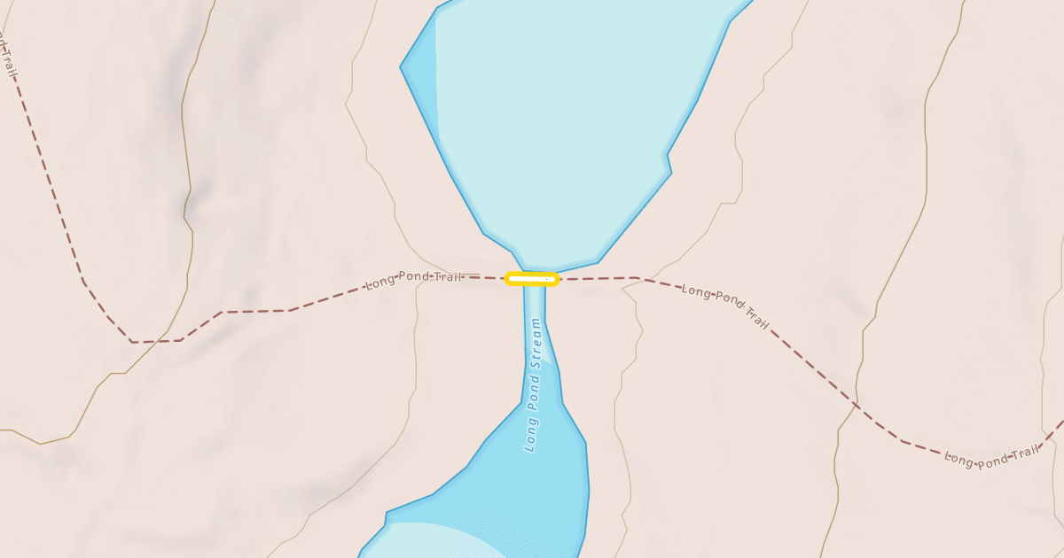Map preview of Long Pond Trail