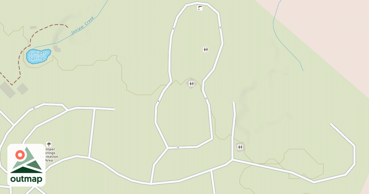 Map of JUNIPER CAMPING(TROPICAL LOOP)