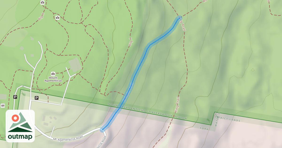 Map of Hairpin Trail