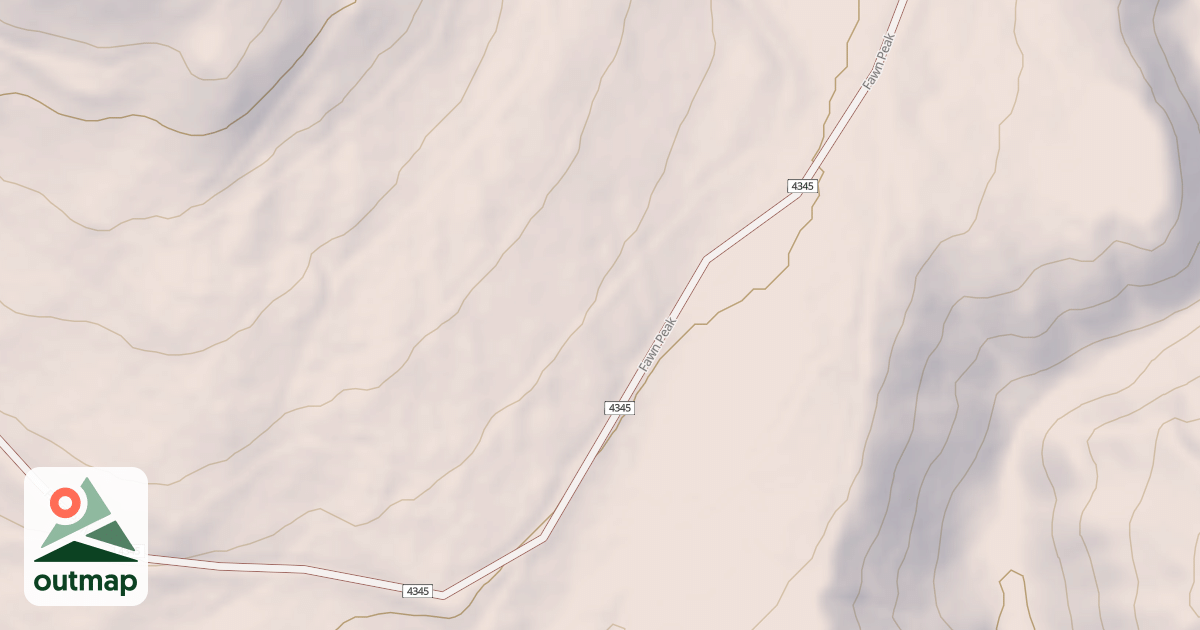 Map of FAWN PEAK