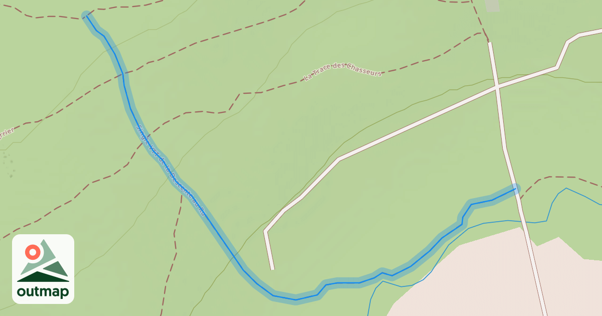 Map of Single VTT de la Descente au Ru