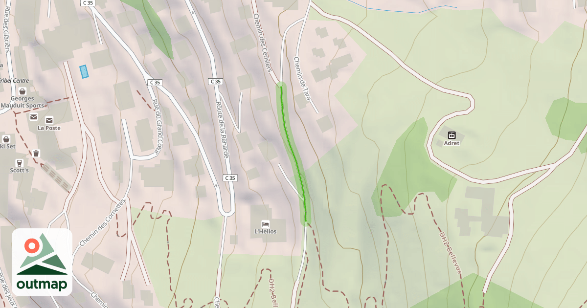 Map of Chemin des Cerisiers