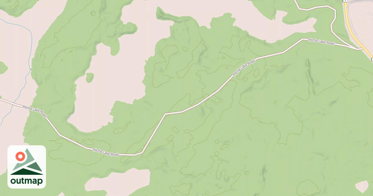 Map of JACKPOT LAKE