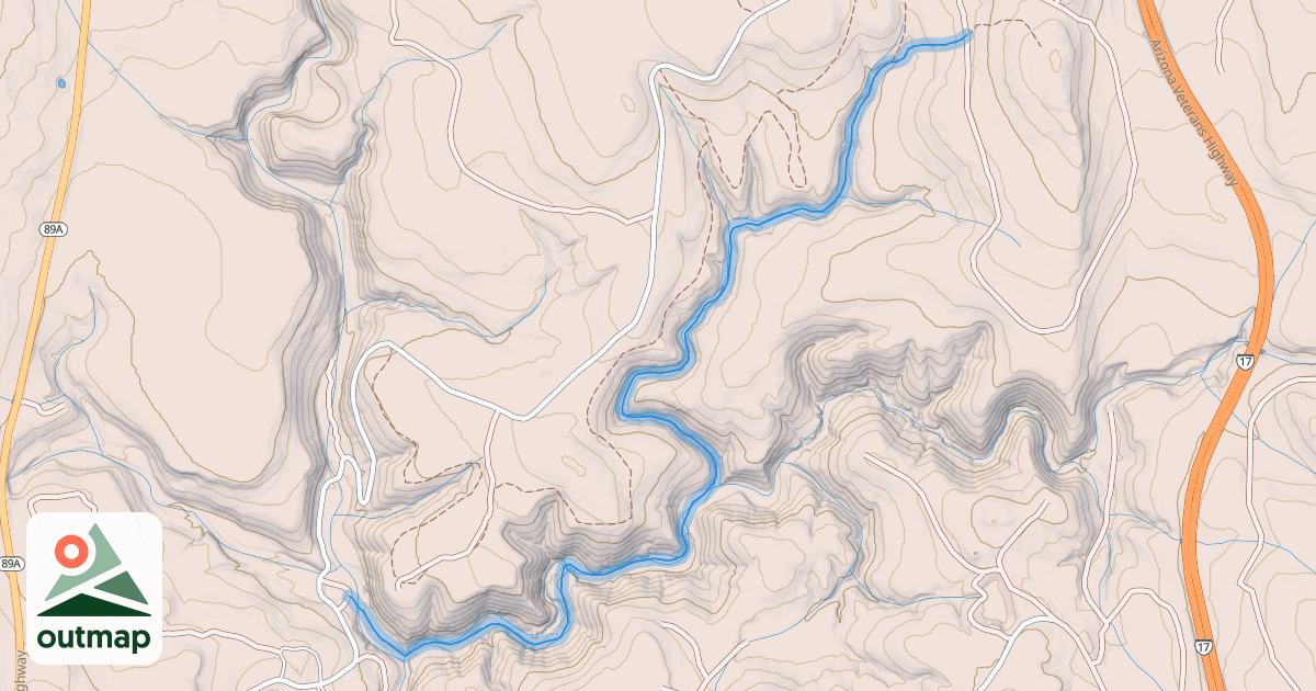 Map of Kelly Pocket