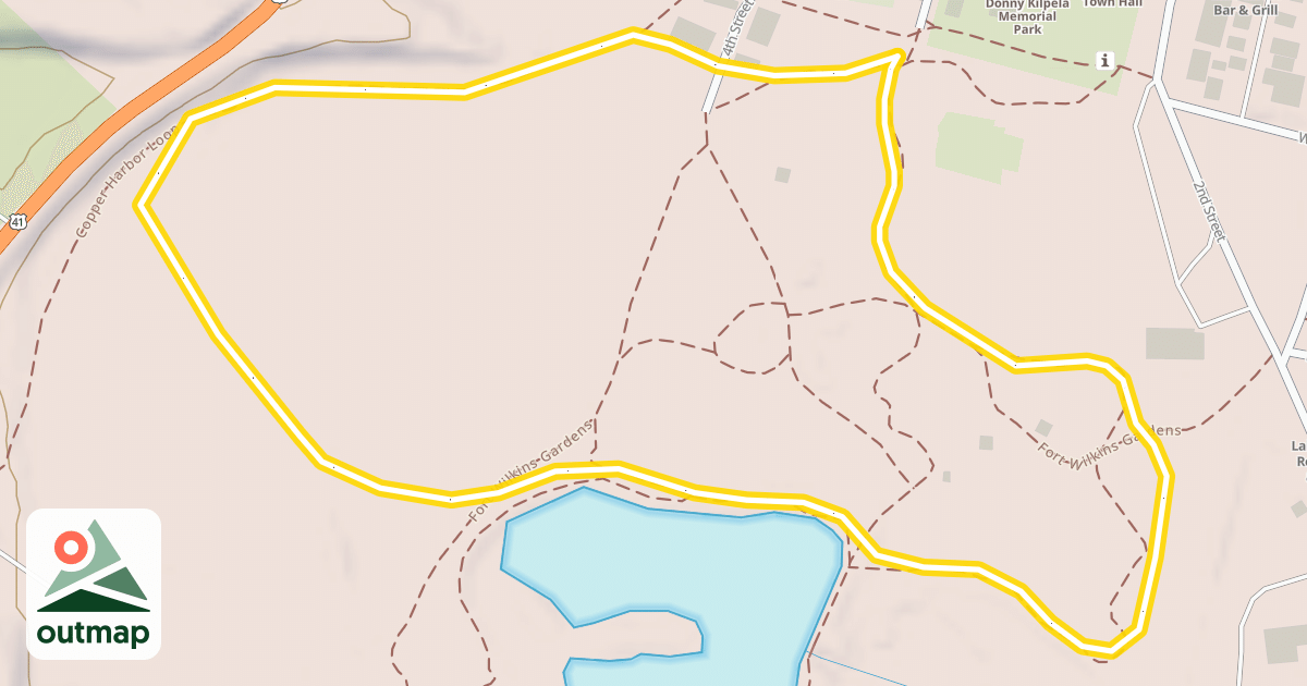 Map of Clyde's Loop