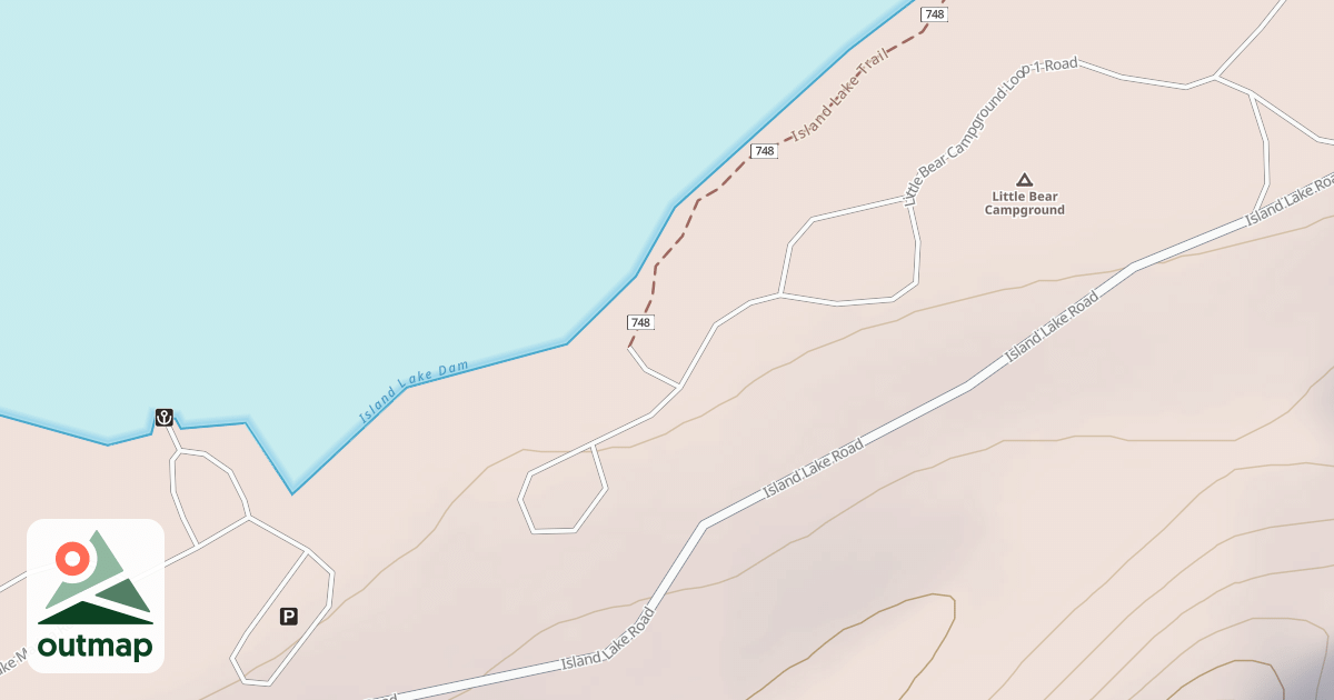 Map of LITTLE BEAR CG LOOP 2