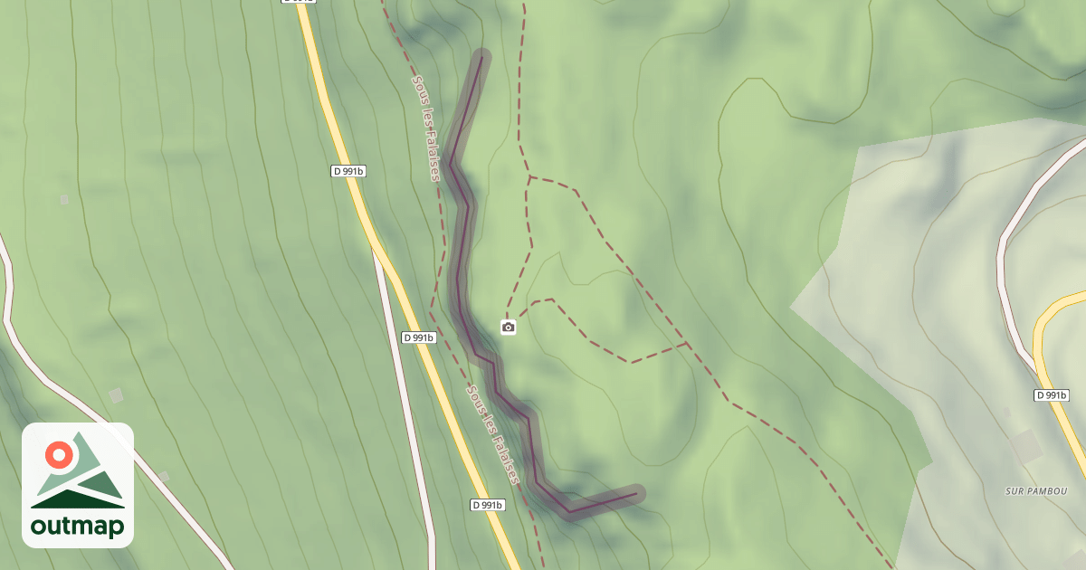 Map of Chambotte de gauche