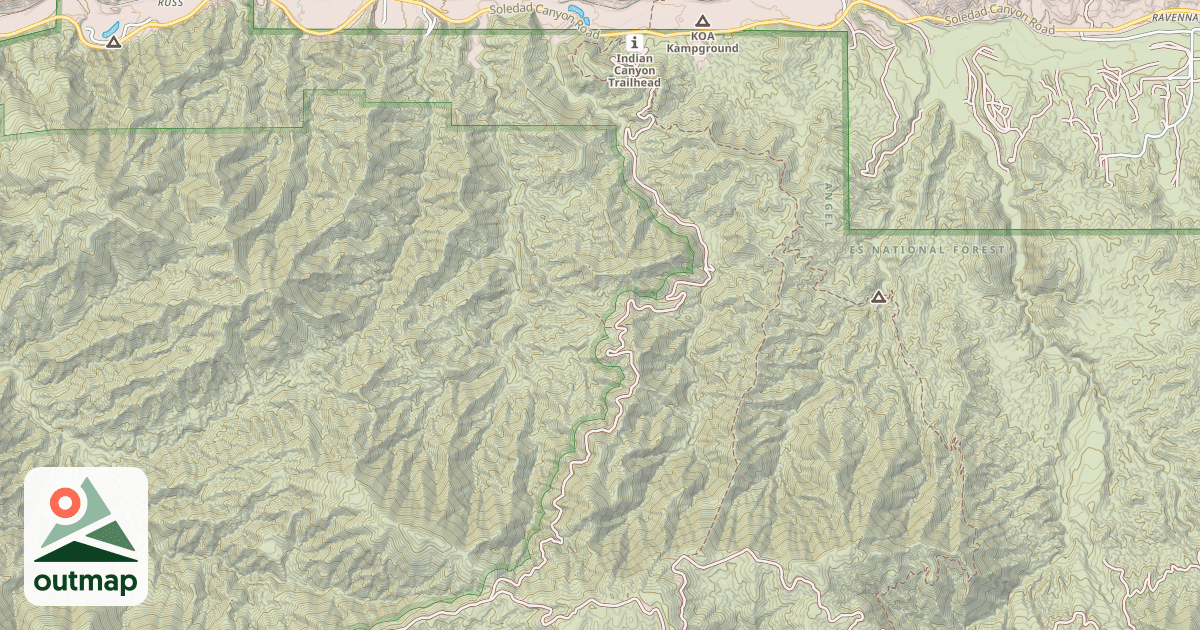 Map of INDIAN CYN