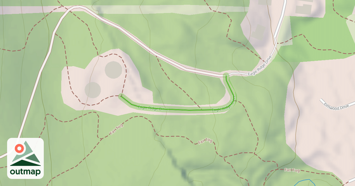 Map of Eagle Ridge Drive