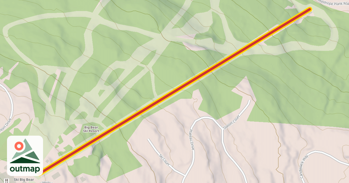 Map of Thundercloud Lift 2
