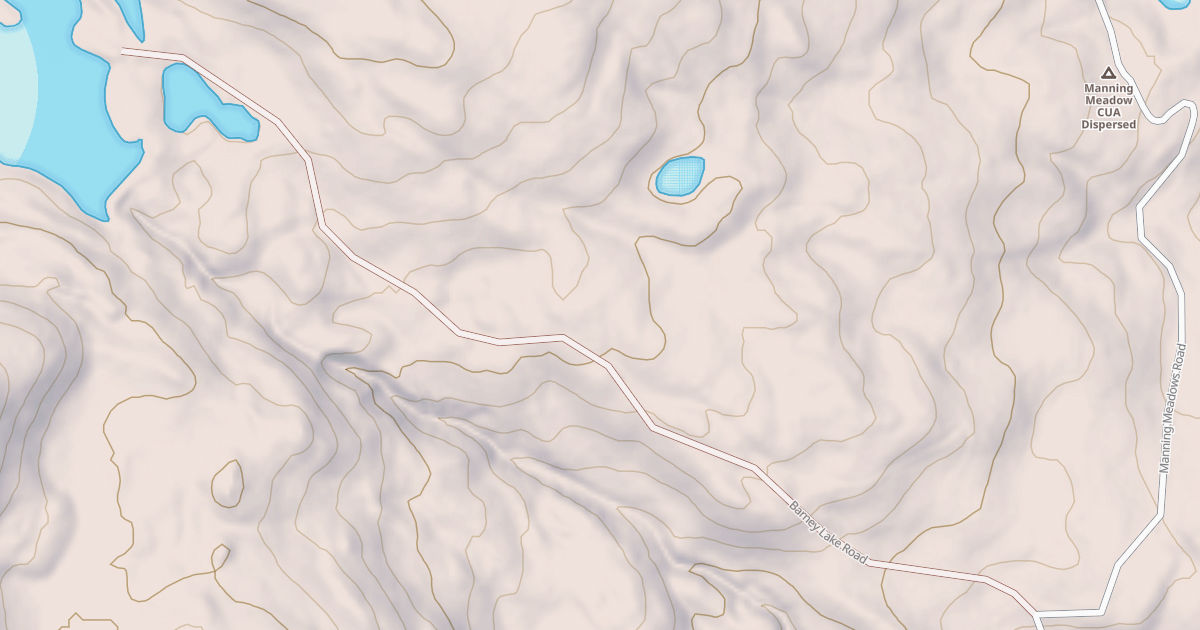 Map preview of BARNEY LAKE